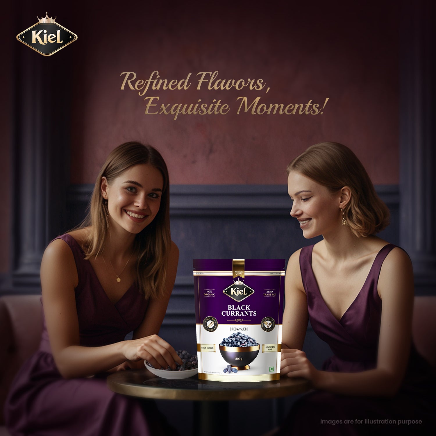 Kiel Premium Black Currant Delight Pack of 200 Gram