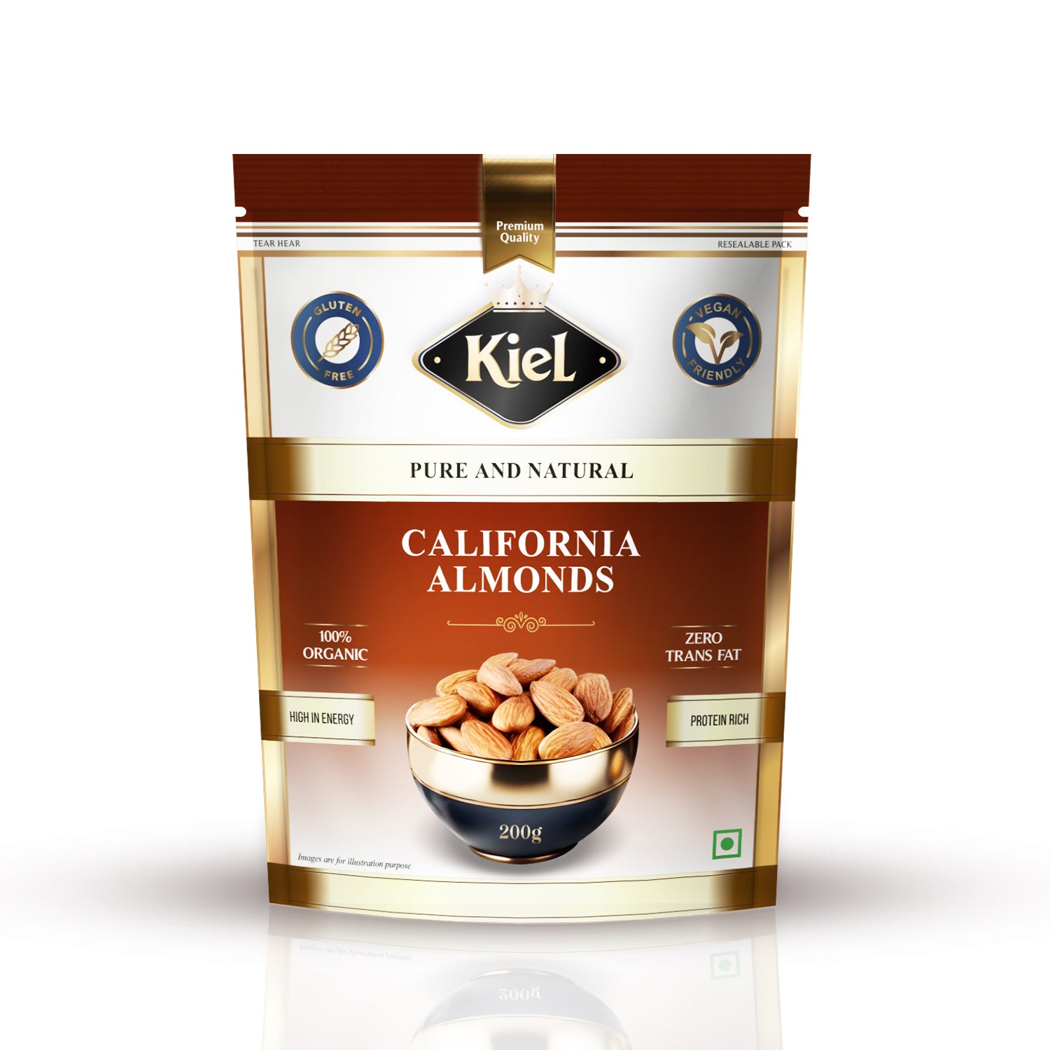 Kiel Premium Pure Californian Almonds
