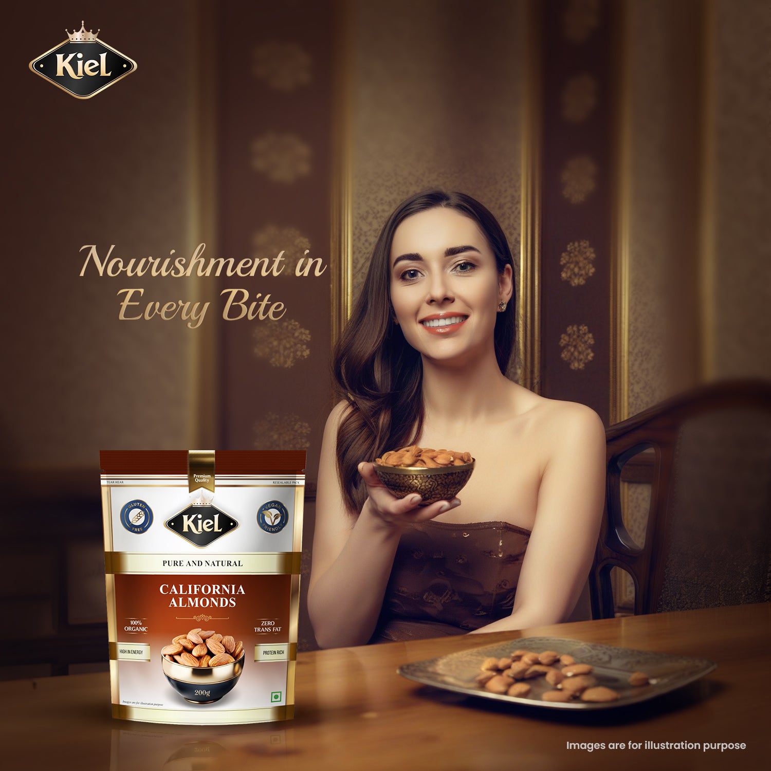 Kiel Premium Pure Californian Almonds