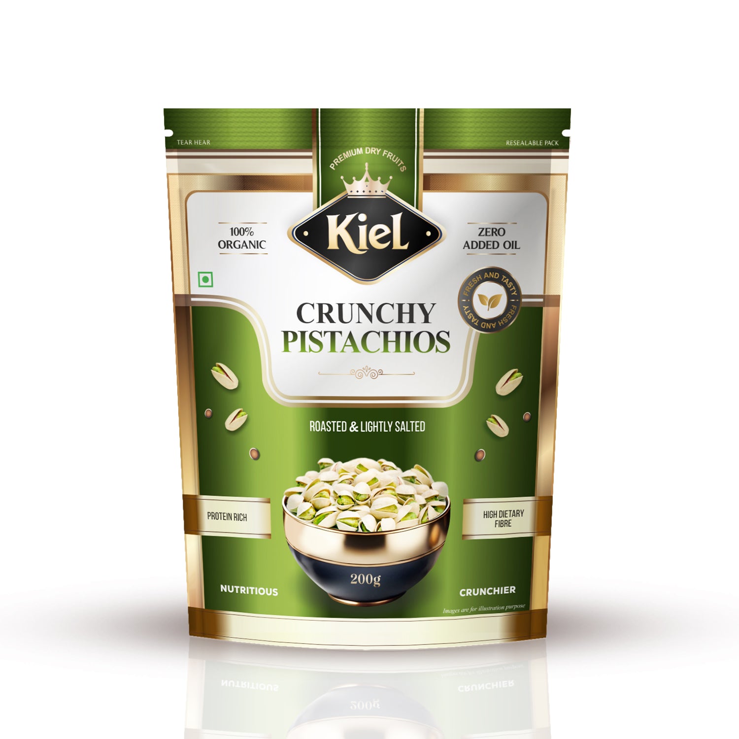 Kiel Crunchy Pistachios - Roasted & Salted