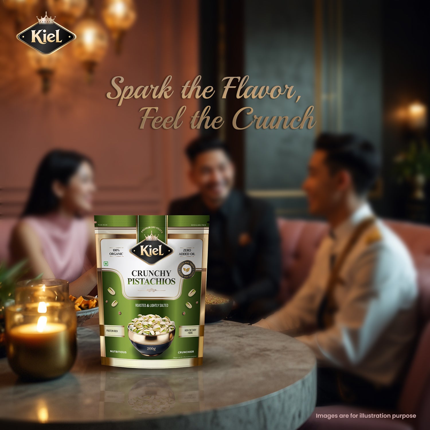 Kiel Crunchy Pistachios - Roasted & Salted