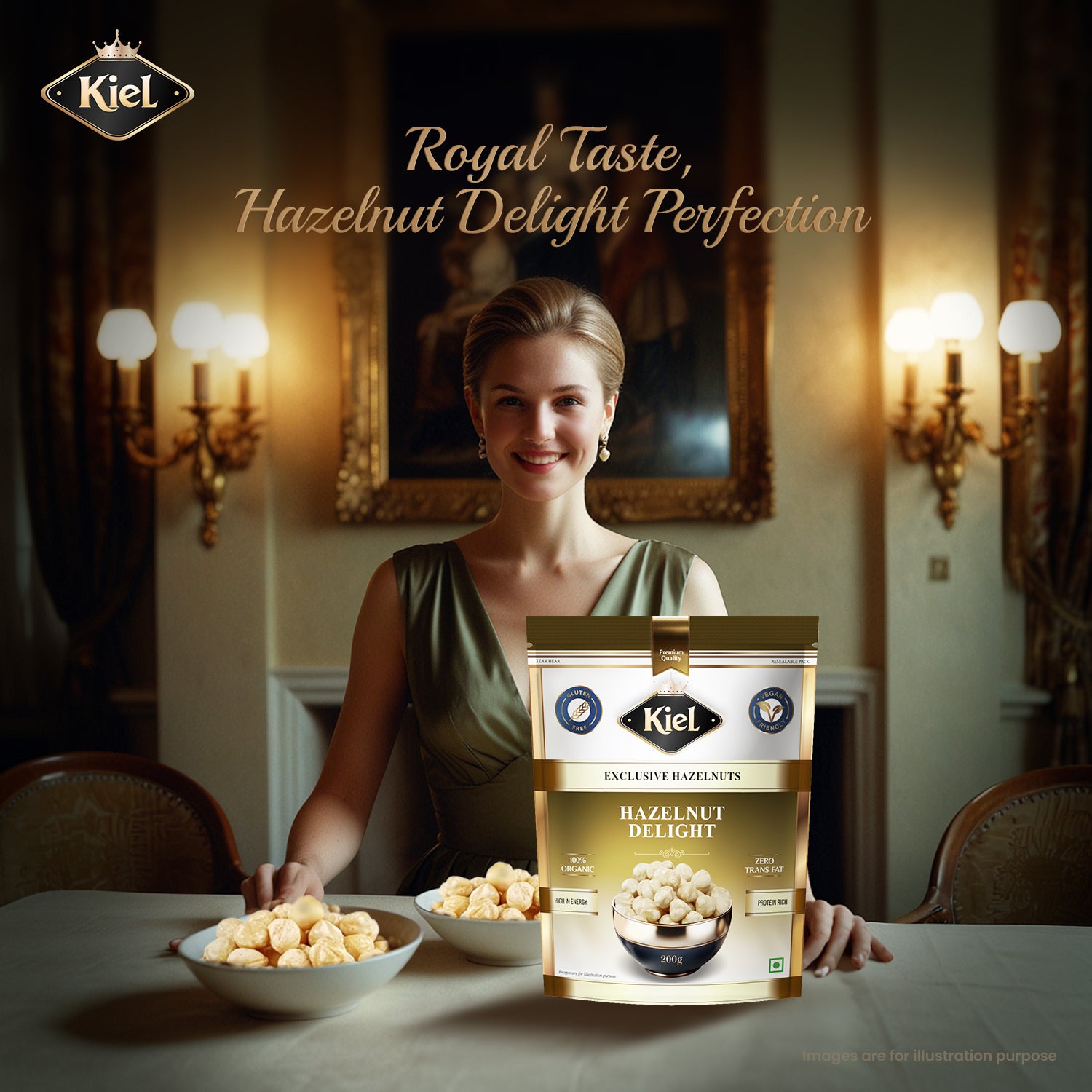 Kiel Exclusive Hazelnut Delight Pack of 100 Gram