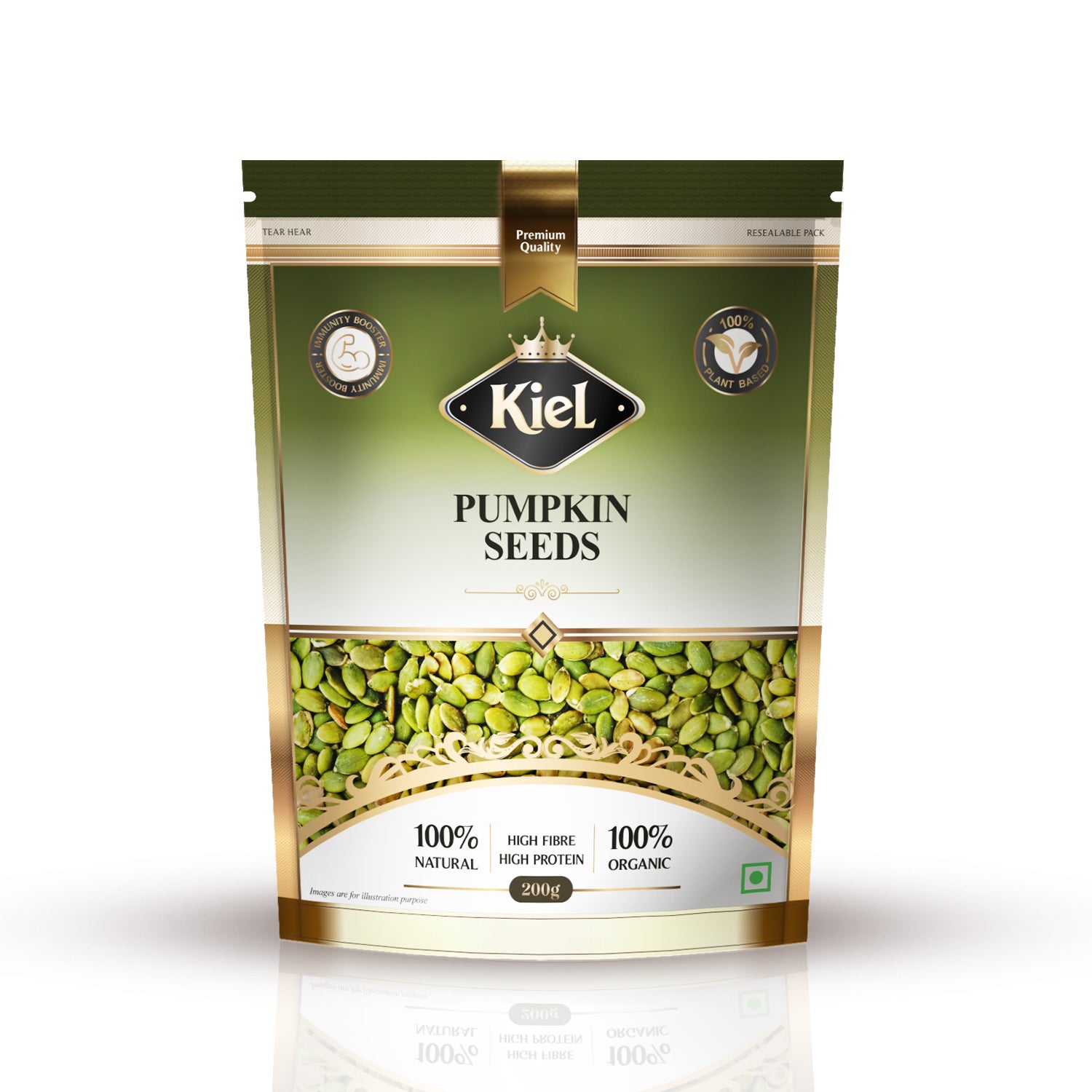 Kiel Premium Pumpkin Seeds Pack of 200 Gram