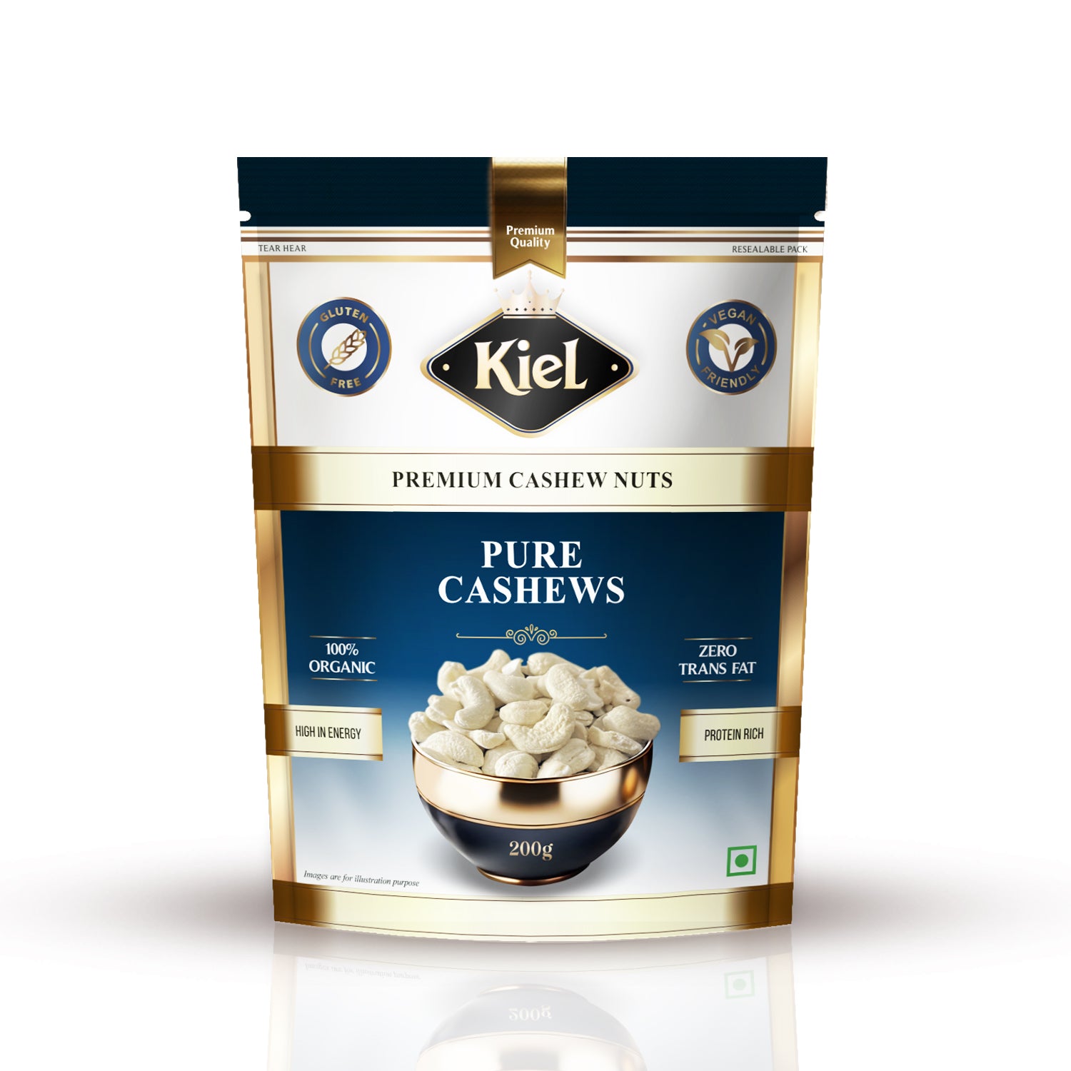 Kiel Pure Premium Cashew Nuts (W320)