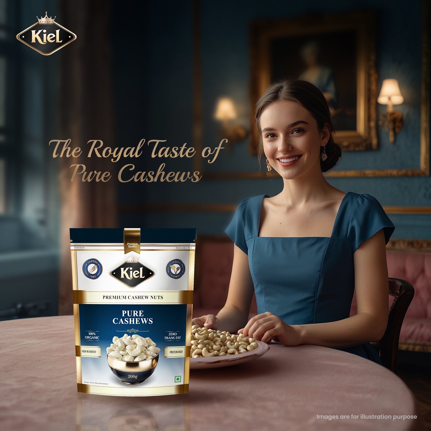 Kiel Pure Premium Cashew Nuts (W320)