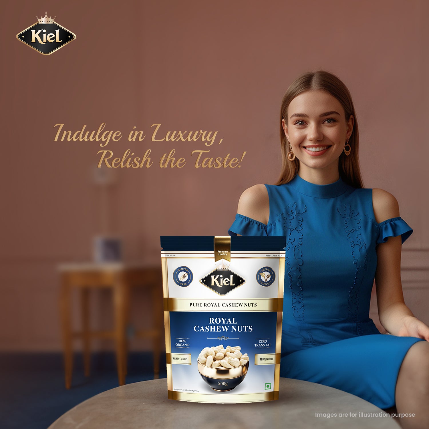 Kiel Pure Royal Cashew Nuts (W180)