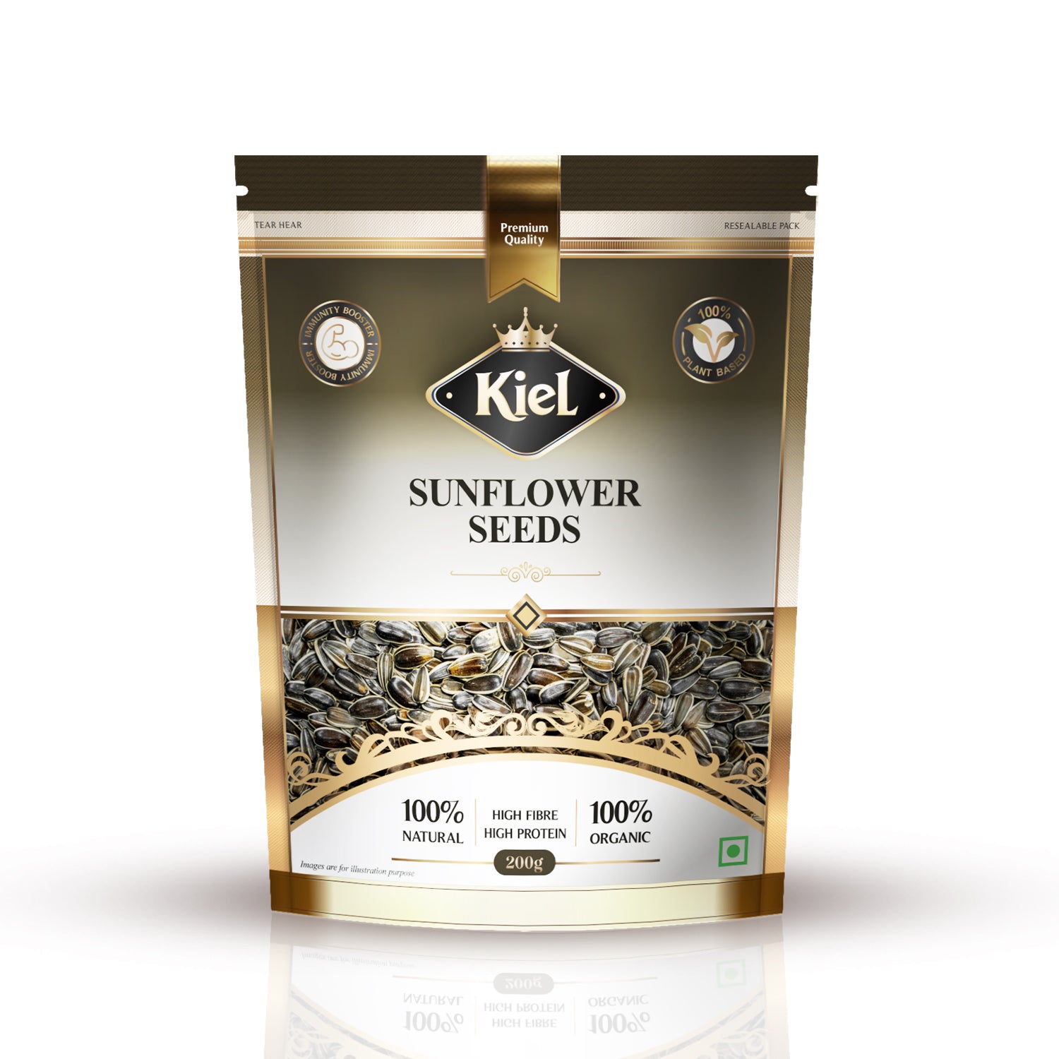 Kiel Premium Sunflower Seeds Pack of 200 Gram