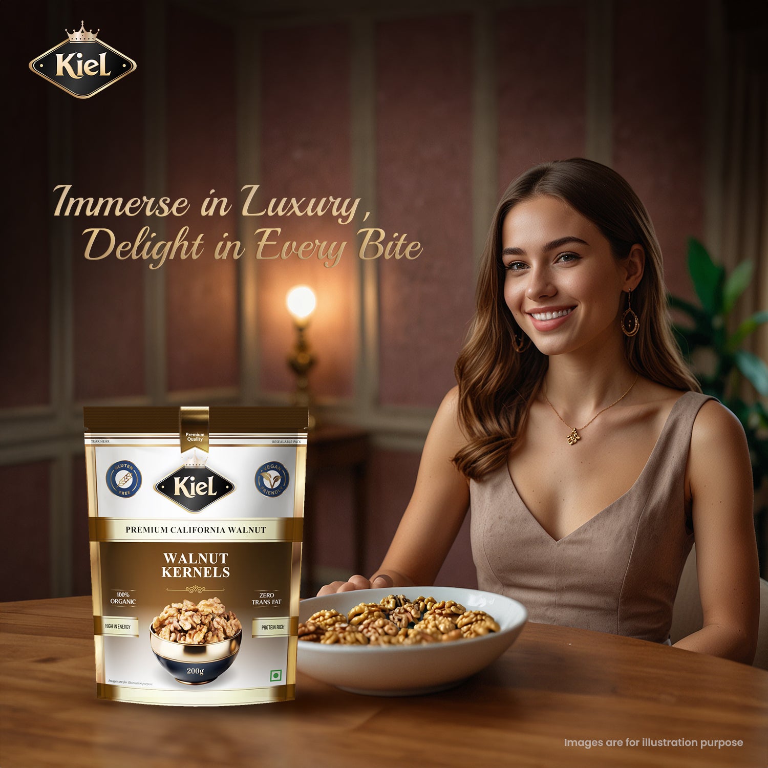 Kiel Pure California Walnut Kernels