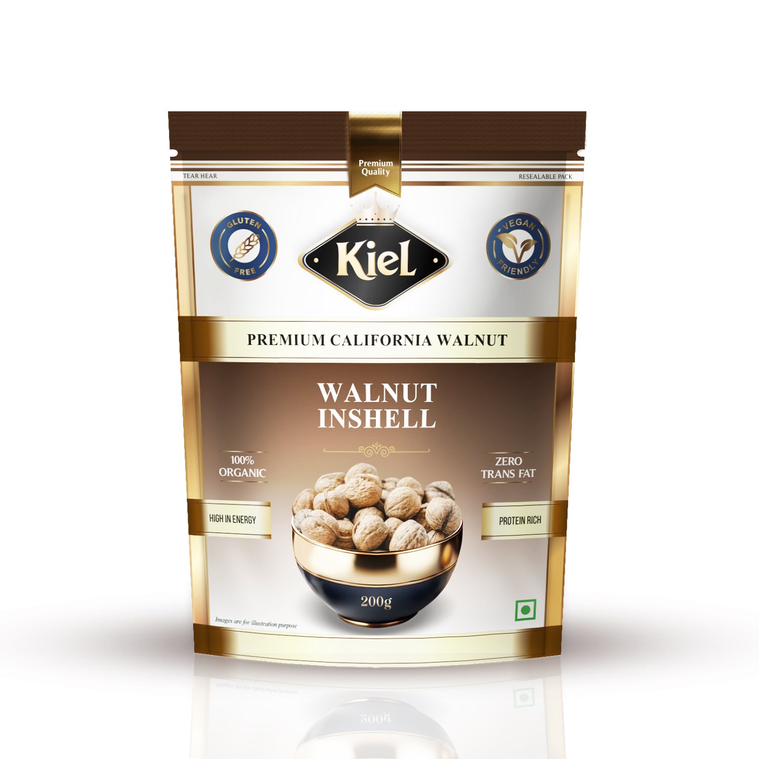 Kiel Pure California Walnut Inshell